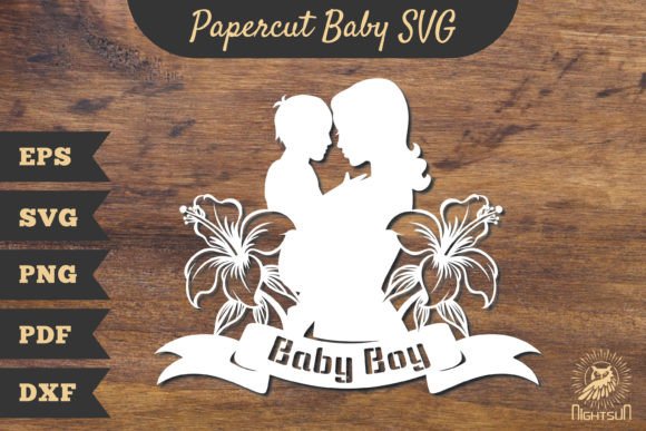 Mom and Baby Boy Papercut SVG 5 – A Designer’s Real-World Review for Embroidery Projects