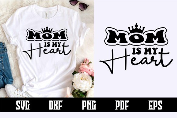 Review: Mom is My Heart Svg Design for Embroidery